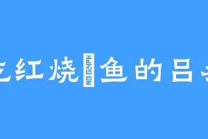 爱吃红烧鮰鱼的吕丞相