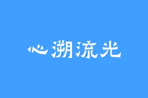心溯流光
