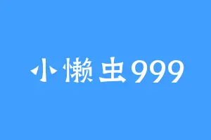 小懒虫999