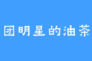 团明星的油茶