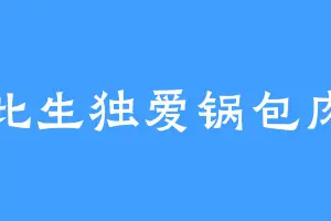此生独爱锅包肉