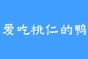 爱吃桃仁的鸭