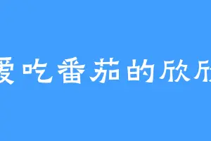 爱吃番茄的欣欣
