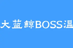 大蓝鲸BOSS温
