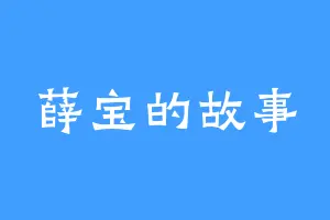 薛宝的故事