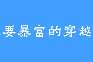 想要暴富的穿越者