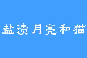 盐渍月亮和猫