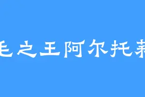 呆毛之王阿尔托莉亚