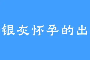 让银灰怀孕的出生