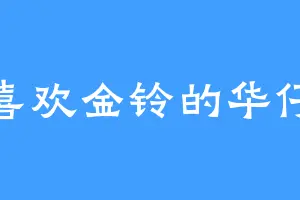喜欢金铃的华仔