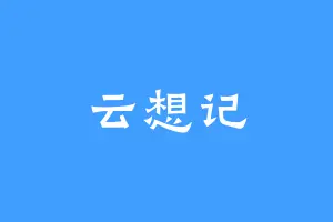 云想记